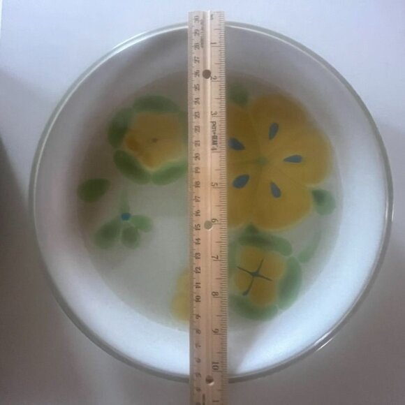 Vtg Noritake Folkstone South Pacific Dinner Plates Set Of 2 Yellow Flowers Japan - Picture 4 of 6